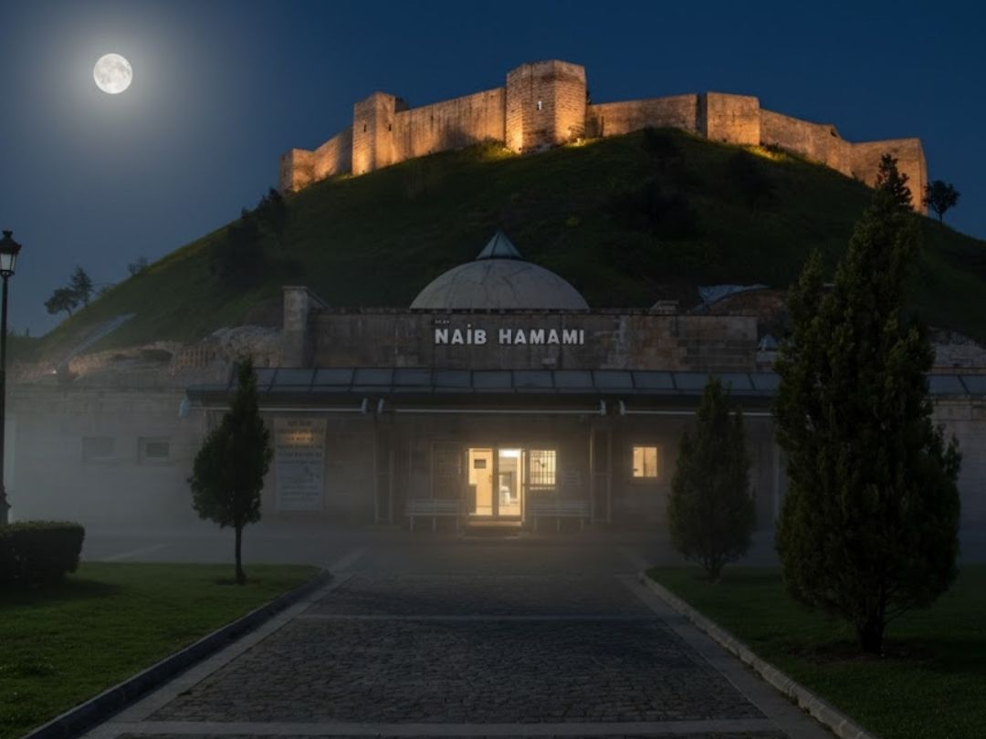Naib Hammam interior in Gaziantep